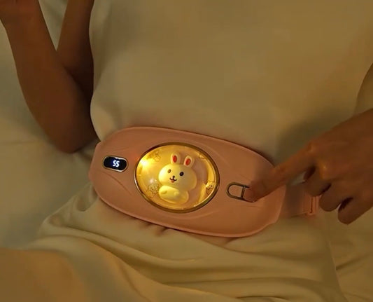 Kawaii Bunny Aesthetic PERIOD CRAMP HEATER belt