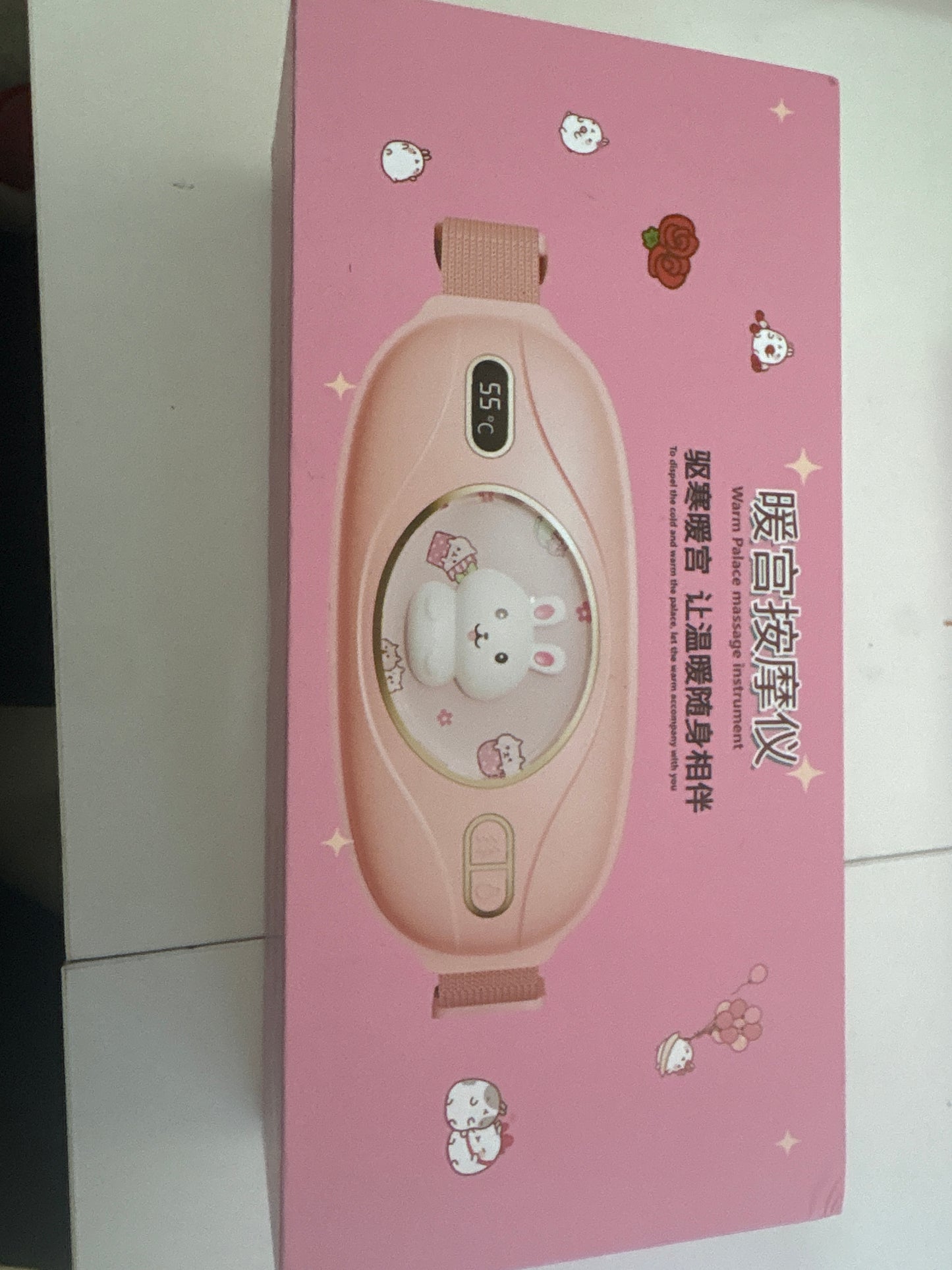 Kawaii Bunny Aesthetic PERIOD CRAMP HEATER belt