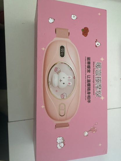 Kawaii Bunny Aesthetic PERIOD CRAMP HEATER belt