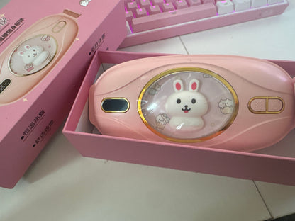 Kawaii Bunny Aesthetic PERIOD CRAMP HEATER belt